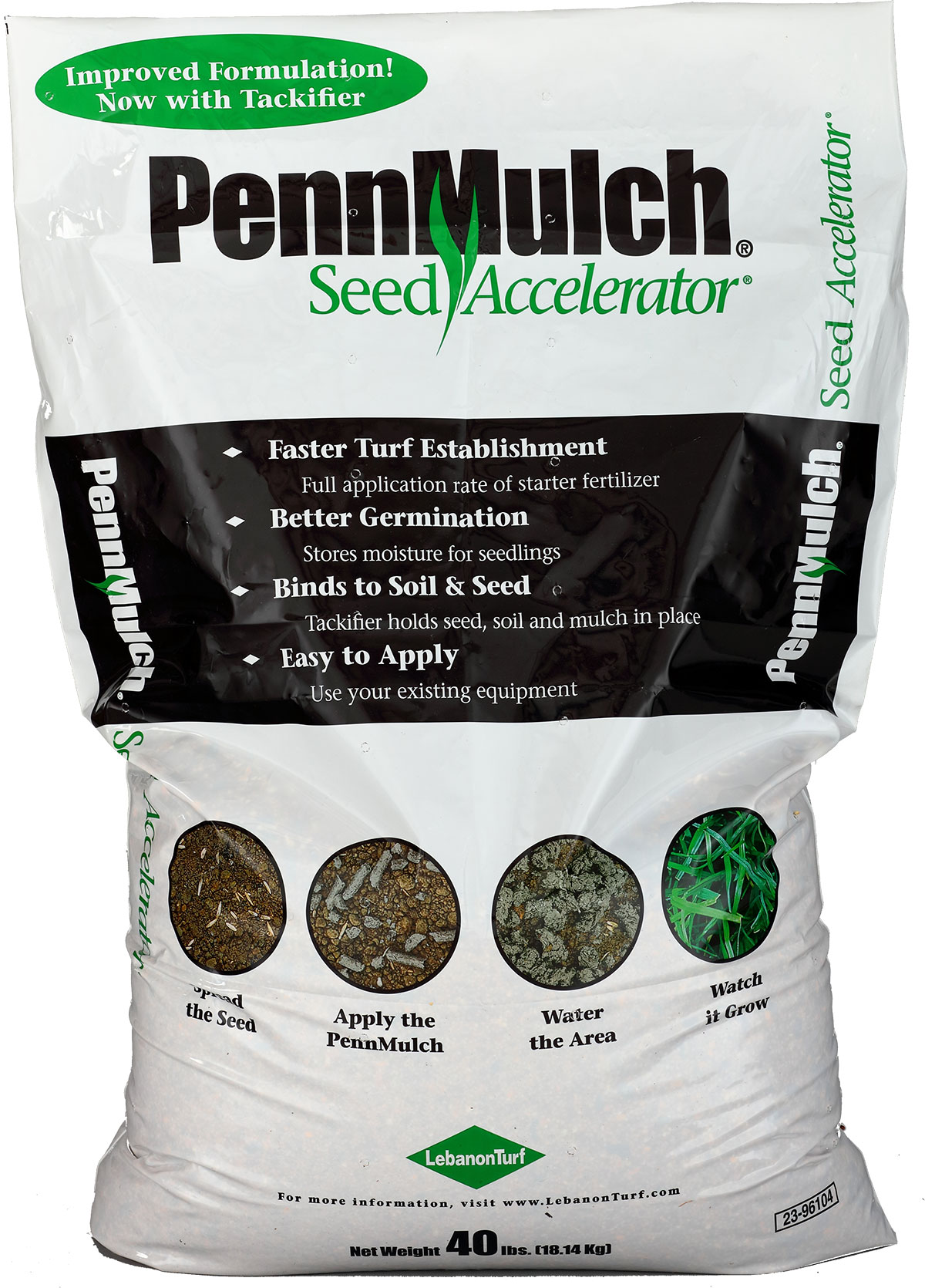 Pennmulch Seed Accelerator with Starter Fertilizer LebanonTurf