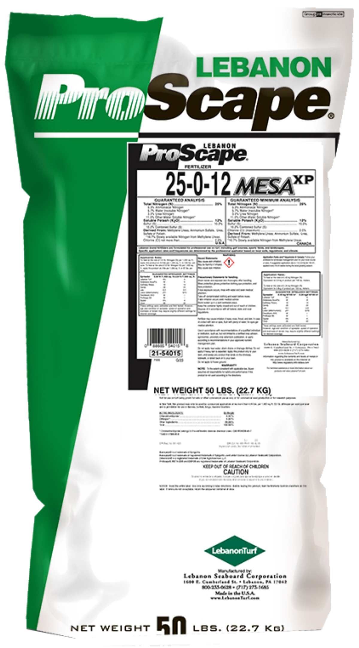 ProScape 25-0-12 100% MESA-XP | LebanonTurf