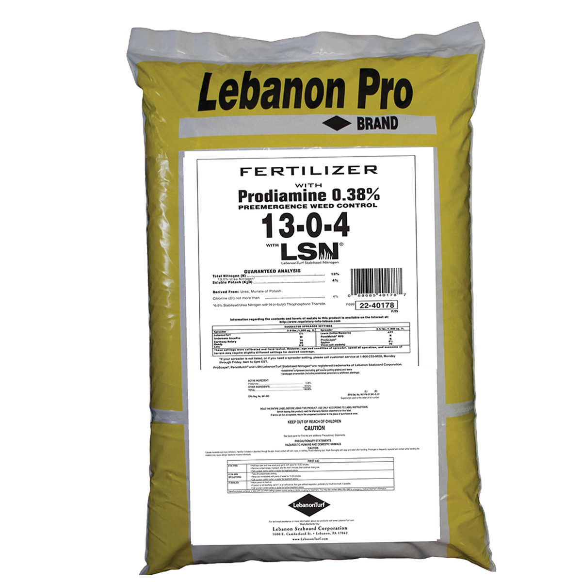 Lebanon Pro 13-0-4 50% LSN .38 Prodiamine | LebanonTurf