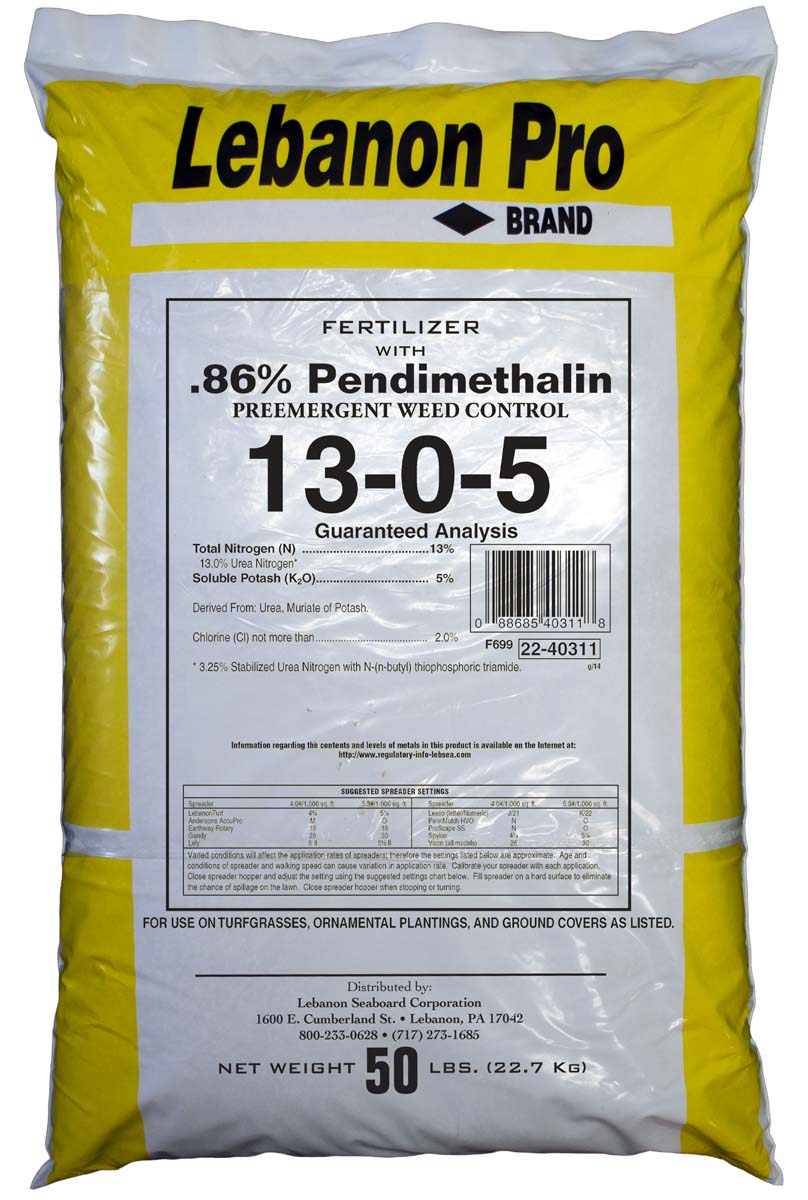 Lebanon Pro 13-0-5 25% LSN .86 Pendimethalin | LebanonTurf