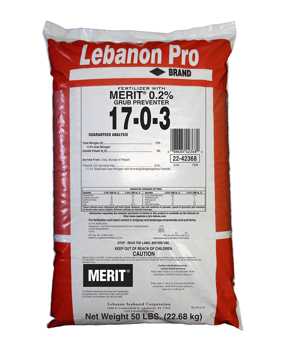 Lebanon Pro 17-0-3 100% LSN .2 Merit | LebanonTurf